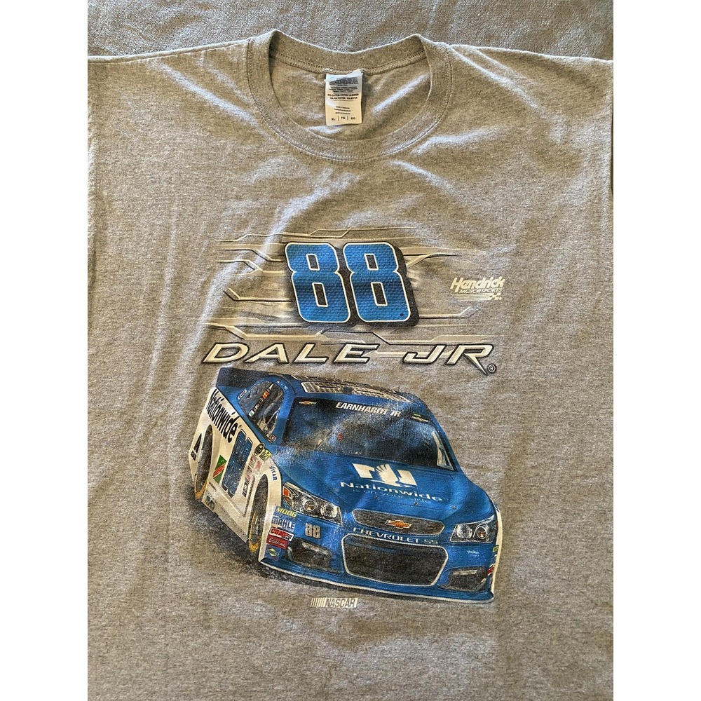 VTG Dale Earnhardt Jr Shirt Sz XL Gray NASCAR Racing 88‎ Sleeveless Hendrick Tee
